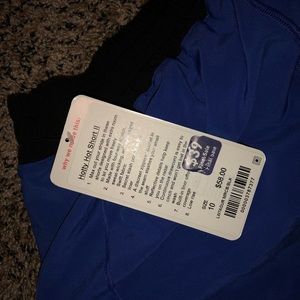 NWT lululemon hotty hot shorts